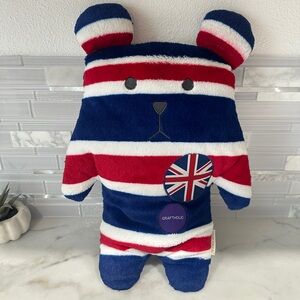 CRAFTHOLIC British Flag Stuffed Bear – Fluffy & Cute – Excellent Condition